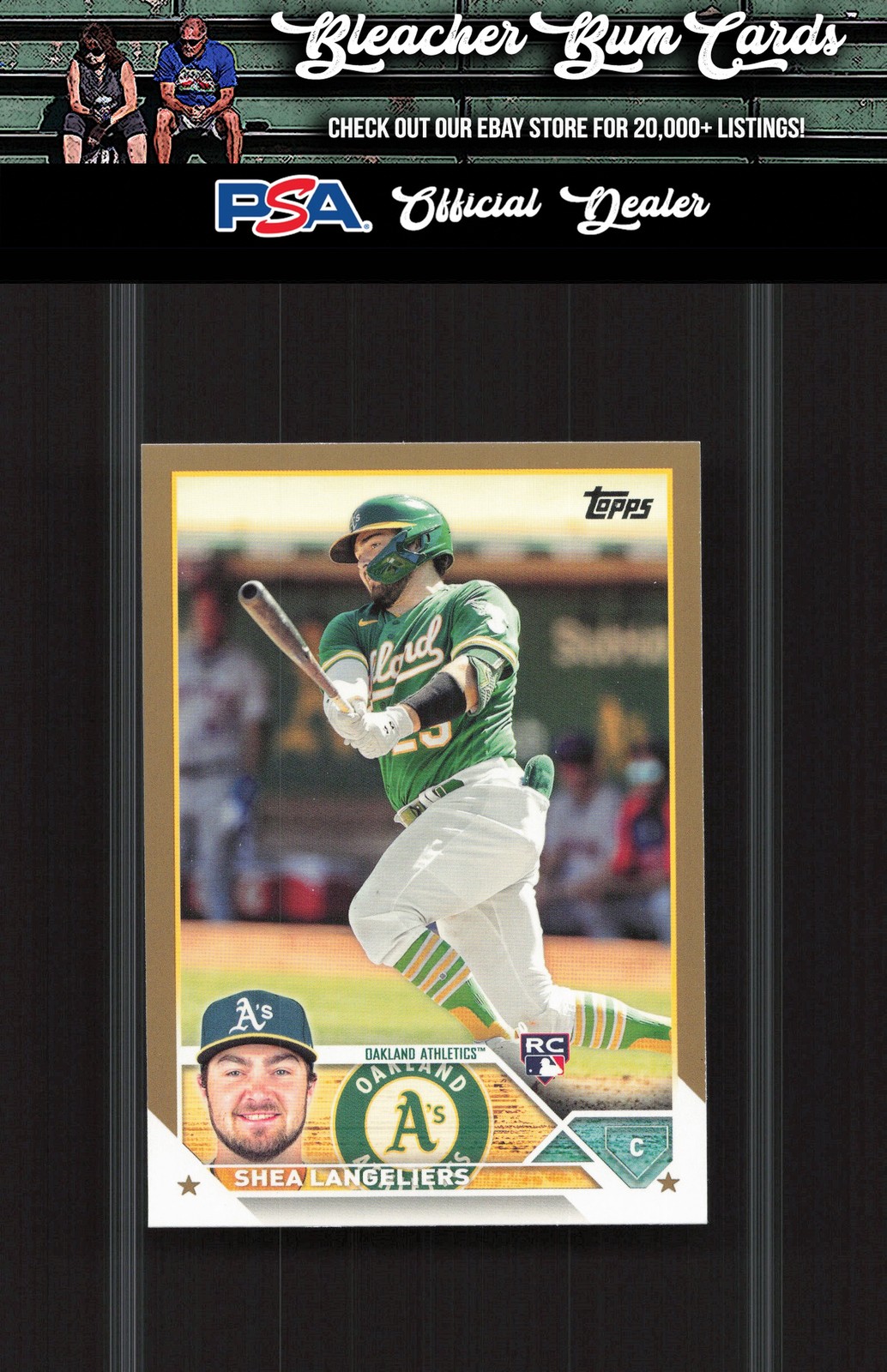 2023 Topps 127 Shea Langeliers Gold #/2023