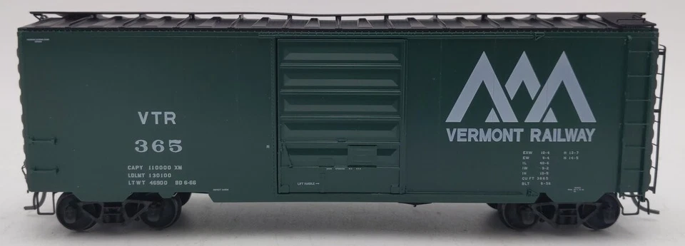 Kadee 5303 HO Vermont Railway PS-1 40' Boxcar with 8' Door #365 NIB - Image 3 of 4