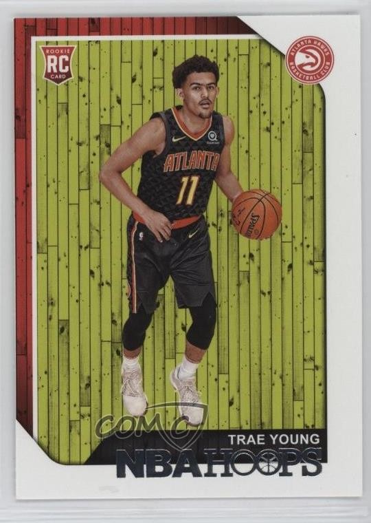 2018-19 Panini NBA Hoops Trae Young #250 1hs2