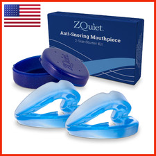 Zquiet Anti-Snoring Mouthpiece Starter Pack 2 Sizes Living Front Design For