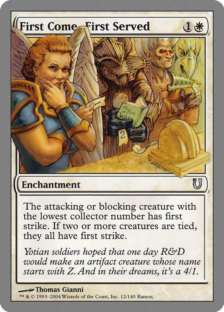 NM - First Come, First Served UNH - 12 Unhinged