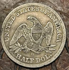 1858-O Seated Liberty Half Dollar USA 🇺🇸 Historic Silver Coin 🪙