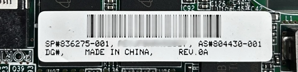 HP 836275-001 P416IE-M SR Gen10 Smart Array Controller - Image 2 of 4