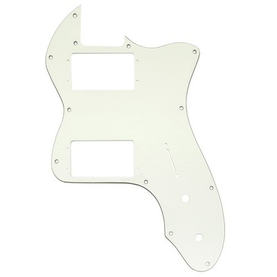 Musiclily Pro Aged White HH Wide Pickguard For Fender 72 Tele Thinline Guitar