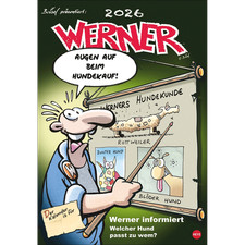 Werner Kalender 2026: Kultiger Posterkalender mit den besten Werner-Cartoon ...