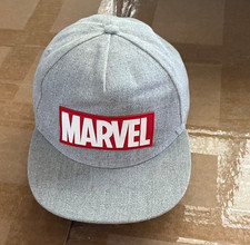 Marvel Comics Hat Cap Snap Back Youth Gray Superheros
