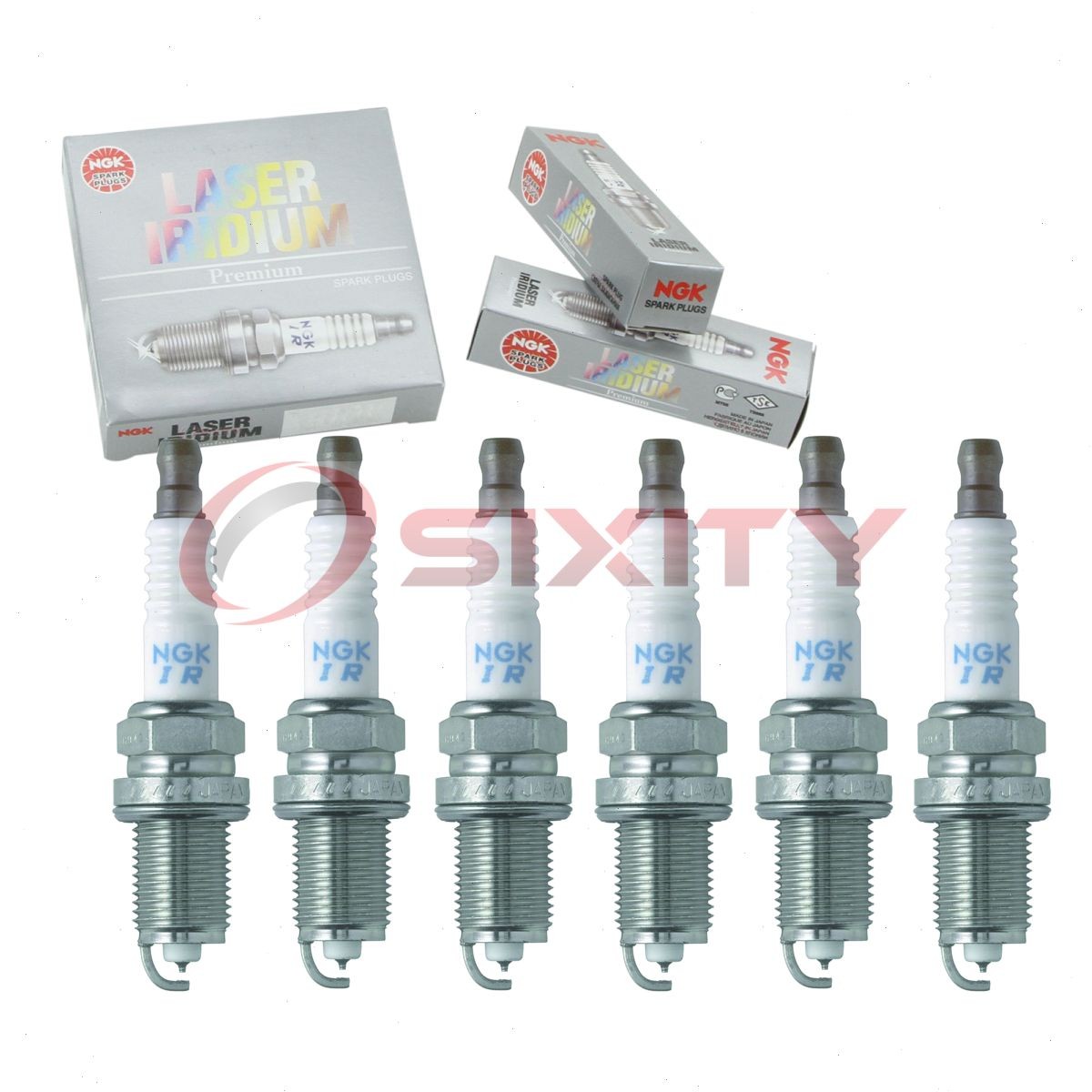 6 pc NGK 1314 IFR6G-11K Laser Iridium Spark Plugs for 98079-5617V kf