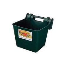 Fortiflex Hook Over Fence Feeder 16 Qt Dark Green