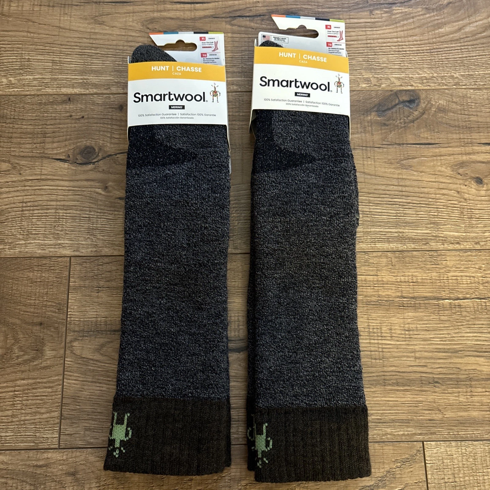 2 Pairs of Smartwool OTC Hunt Thick Merino Wool Socks Men’s XL NWT