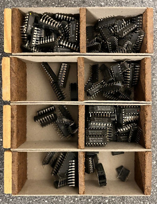 Vintage IC Chip Assortment - NAND Gates, Buffers, Shift Registers, Line Drivers