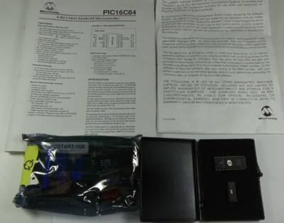 MicroChip PIC16C84 8-Bit CMOs EEPROM Microcontroller Kit PICSTART-16B #DD11