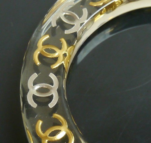 Authentic CHANEL Bangle Coco Mark Jelly/Plastic #4241 - Picture 4 of 8