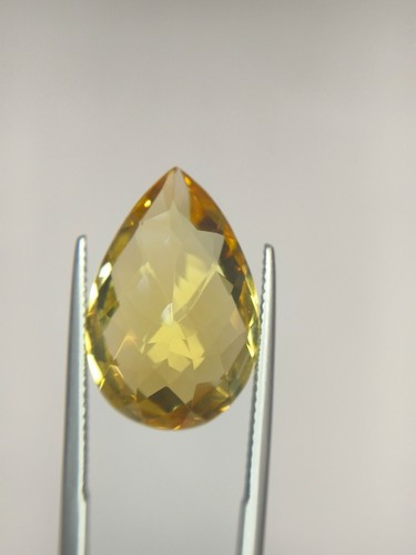 18.19 Cts A VERY BEAUTIFUL AND EXCELLENT PEAR SHAPE OF CITRINE ! - Picture 6 of 6