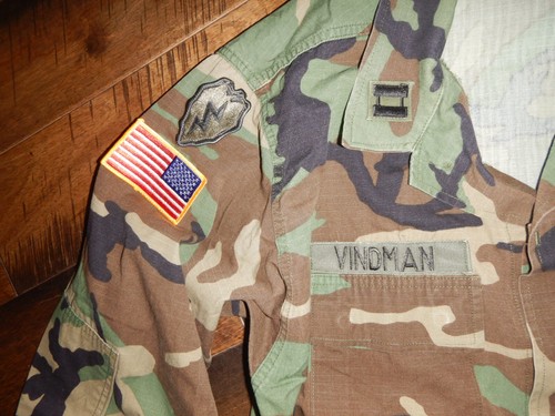 US BDU Shirt M81 Woodland Capt VINDMAN * Pres. Trump Amtsenthebungsverfahren Zeuge * - Bild 4 von 9