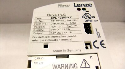 Lenze Americas EPL-10200-XX Drive PLC with Extension Board EPZ