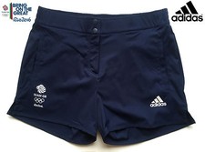 ADIDAS TEAM GB RIO 2016 OLYMPICS ELITE LADY ATHLETE EASY WOVEN SHORTS Size 14