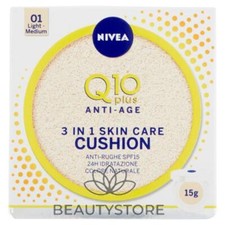 NIVEA Q10 PLUS ANTI AGE3 IN 1 SKIN CARE CUSHION 01 LIGHT 15g