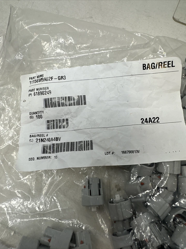 Qty=100, Sumitomo, 11156W9A02F-GRE3, 6189-0249, TS 090 Sealed Series Connectors - Image 2 of 4