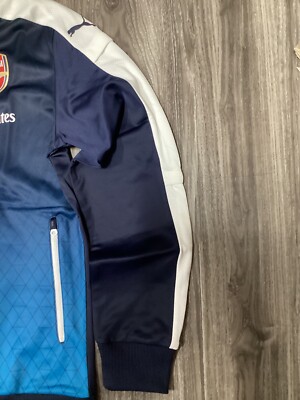 Puma Arsenal Stadium Jacket Black/Blue 2015-16 Size S Men's Only