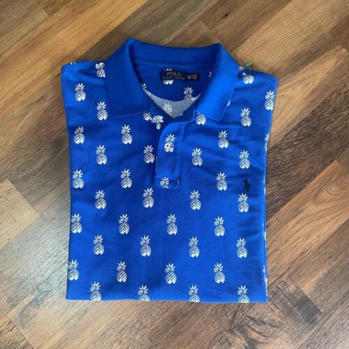 Polo Ralph Lauren Polo Shirt Mens 3XLT Blue Pinea… - image 1