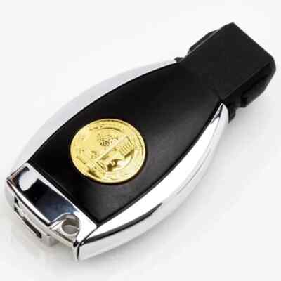 Black Key Shell Back Base Car Emblem for Mercedes Benz AMG Maybach Apple Tree B