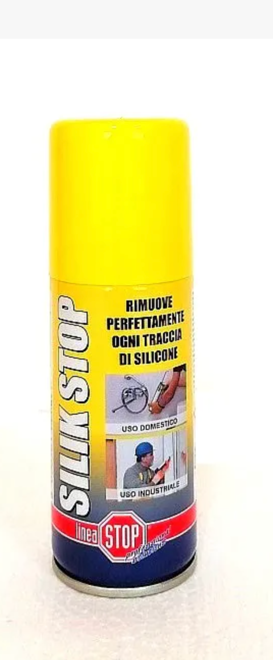 SILIK STOP RIMUOVI SILICONE RIMUOVE OGNI TRACCIA DI SILICONE LINEA STOP SIL096