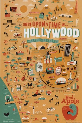 ONCE UPON A TIME IN HOLLYWOOD 2019 Movie Poster mini size 17