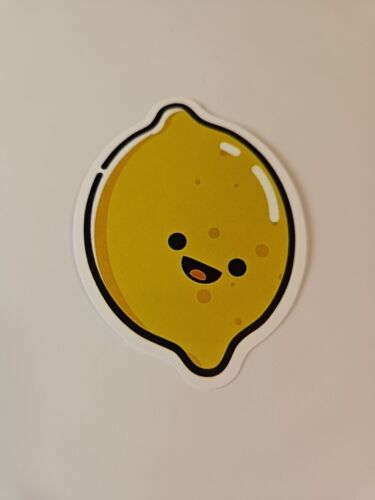 Happy Lemon Laptop Sticker / Decal For Accessories - Picture 3 of 3