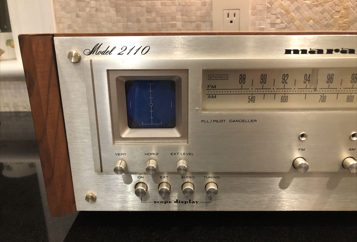 Marantz Model 2110 Stereophonic Tuner Oscilloscope Perfect Working
