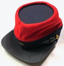 CIVIL WAR US UNION ARTILLERY WOOL KEPI FORAGE CAP HAT-LARGE