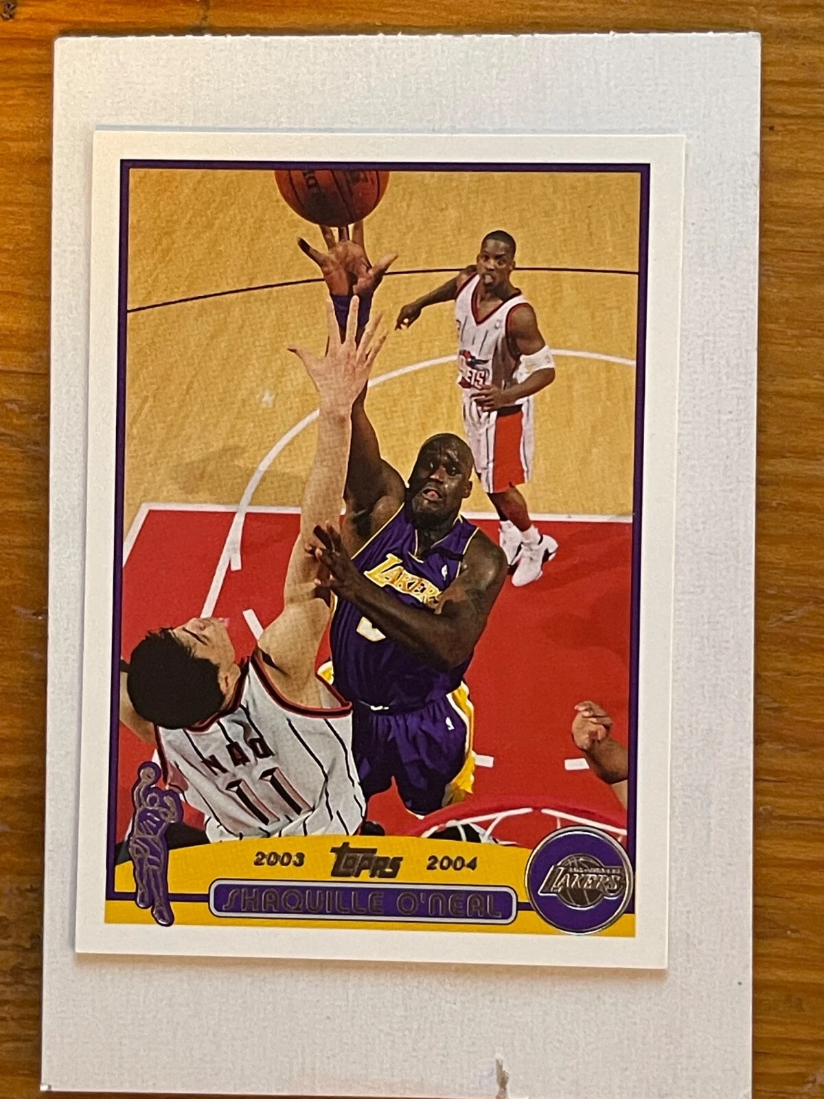 Shaquille Oneal trading card