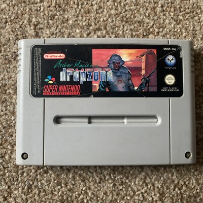 Archer Maclean s Super Dropzone - SNES Cart, Super Nintendo. Portofrei.