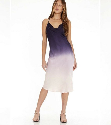 Sweetie Slip Dress Eggplant Ombre Size 
