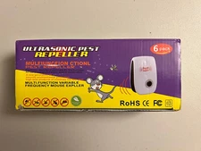 Electronic Pest Reject Control Ultrasonic Repeller Home Bug Rat Spider Roaches