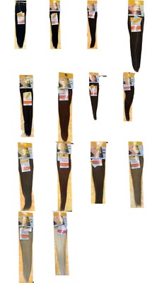 SENSATIONNEL Premium Now Straight 14 Zoll Webart 100% Echthaar Euro WVG