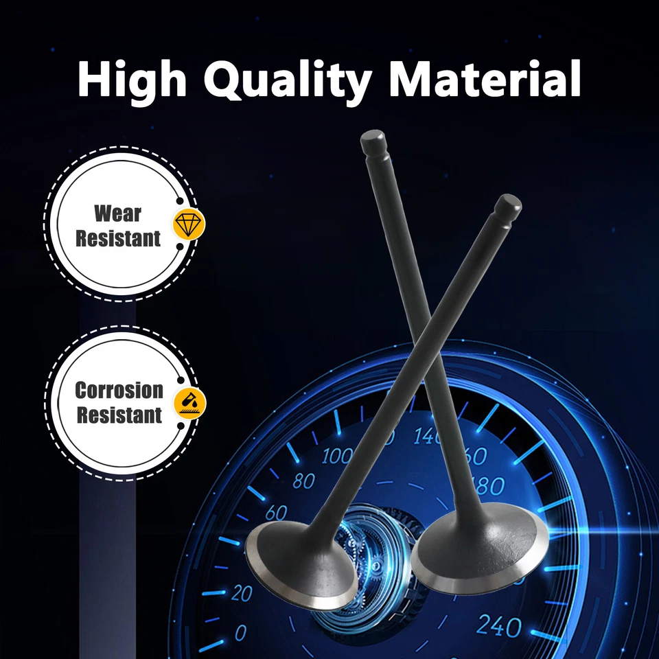 12 piezas de admisión + 12 piezas válvulas de escape aptas para Acura CL MDX TL 2001-2008 3,2 L 3,5 L V6 Foto 3 de 4