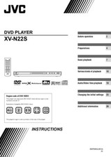 JVC XV-N22S DVD Player Owners Instruction Manual Reprint
