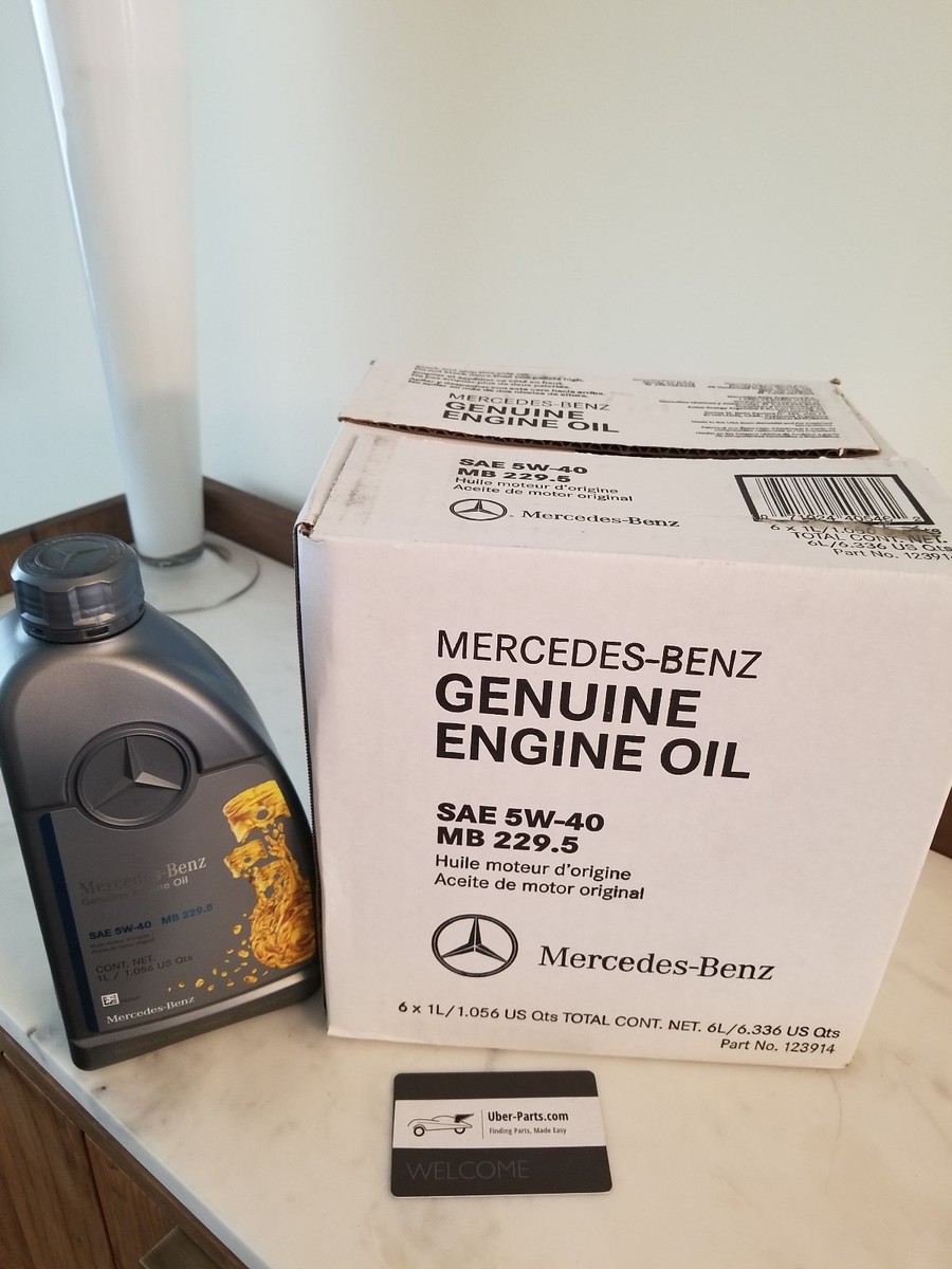 Mercedes-Benz エンジンオイル SAE 5W-40 MB 229.5 Amazon.com: Genuine OEM 1 Liter Engine Motor Oil Fully