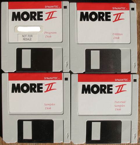 Symantec MORE II inglés para Apple Macintosh Classic Plus SE copia nfr - Imagen 6 de 6