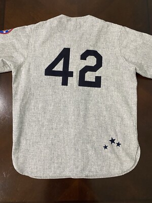 Supreme Mitchell & Ness Wool Baseball Jersey Grey | eBay