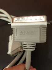 Vintage Hewlett Packard HP 6FT DB25 25-Pin Ma...