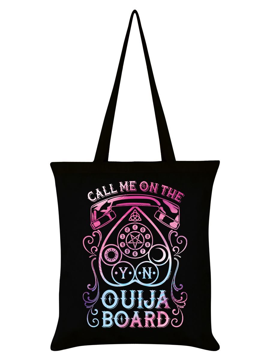 Tote Bag Call Me On The Ouija Board Black 38x42cm