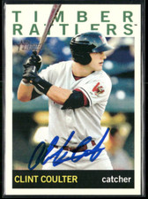 Clint Coulter Signed 2013 Heritage Minors SP IP Auto #218