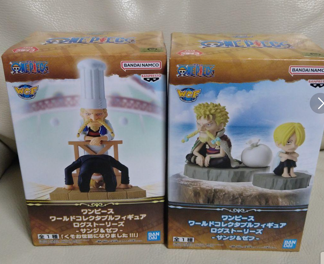 One Piece World Collectible Figure Log Stories Sanji & Zef Set | eBay
