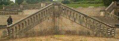 Photo 6x4 View of the steps up to the Crystal Palace terrace from the car c2015