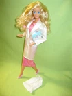 #3580 VINTAGE 1987 Superstar Era DOCTOR BARBIE Blonde DOLL in OUTFIT +Ring