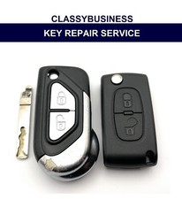 Repair service for Citroen DS3 2009-2017 2 Button Remote Key Fob Refurbishment