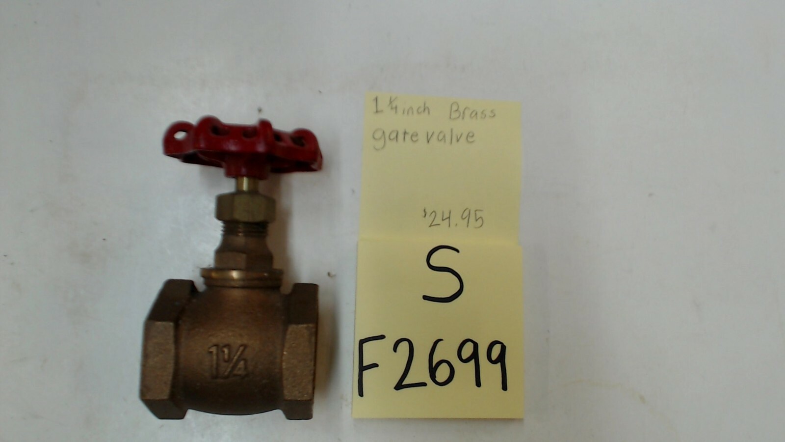 1 1/4inch Brass gate valve