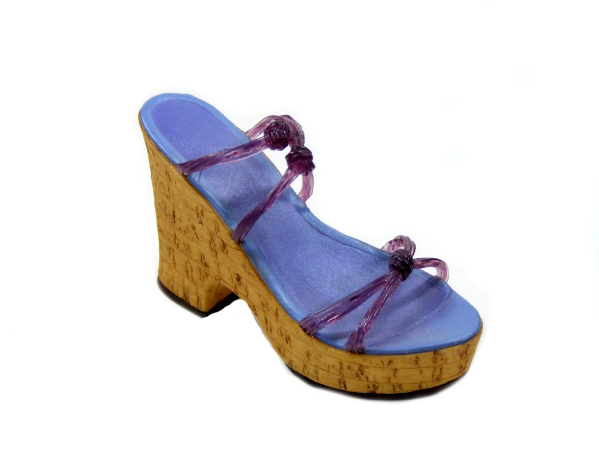 Just the right shoe "Cork Wedge" 25093 Jahr 1999 Miniatur - Schuh