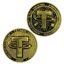Virtual Digital USDT Coin Challenge Coin Game Coin Commemorative Coin
